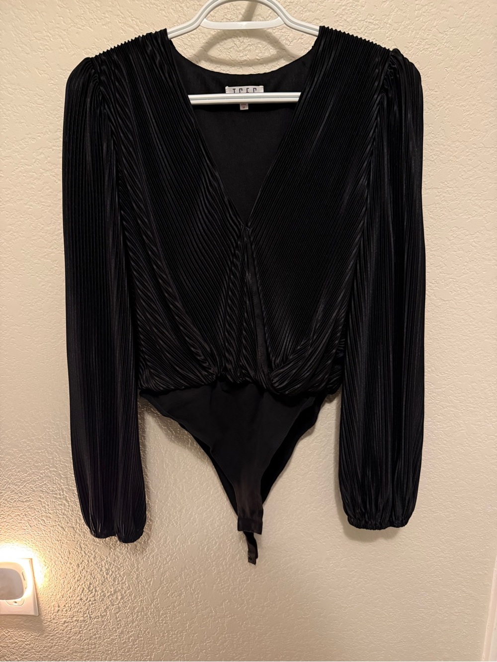 TCEC Black Long Sleeve Bodysuit